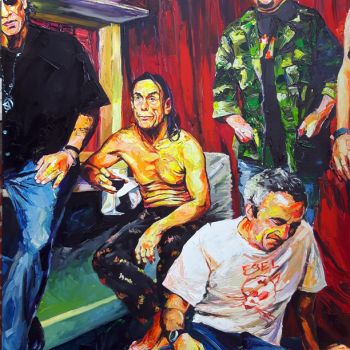 iggy pop and the strugglers 120 x 160cm 20171004