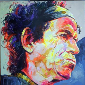 keith richards 120 x 120cm 20170831