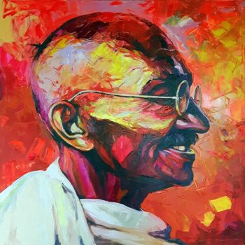 gandhi 100 x 100cm 20180101